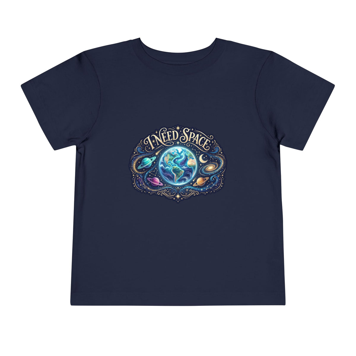 Toddler Tee — "I Need Space" Cosmic Galaxy | Autism Acceptance & Sensory Pride Shirt