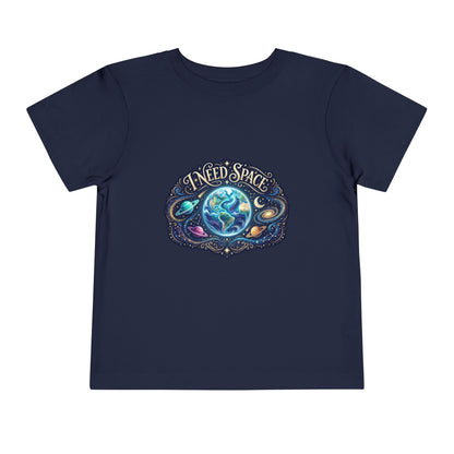 Toddler Tee — "I Need Space" Cosmic Galaxy | Autism Acceptance & Sensory Pride Shirt