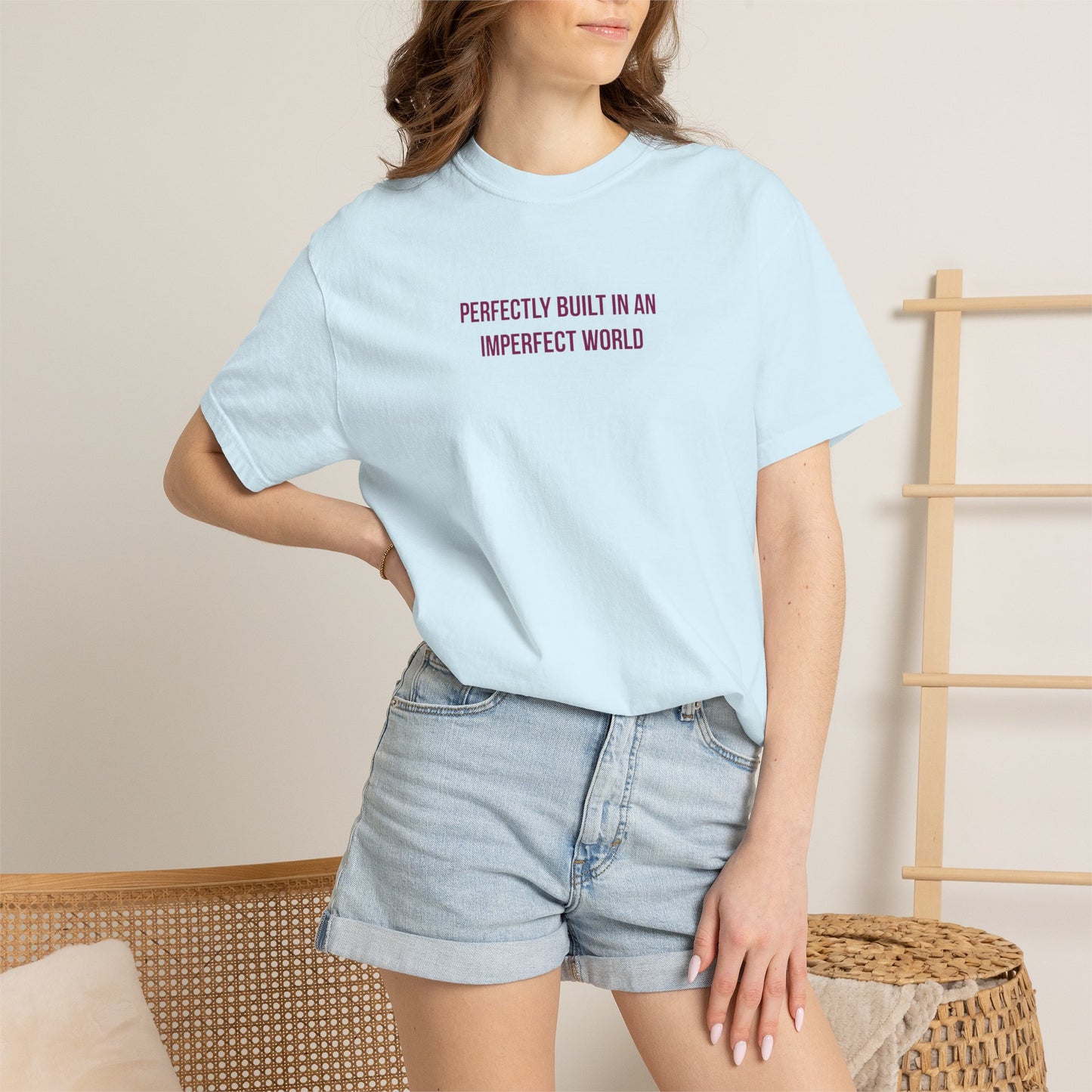 "Perfectly Built in an Imperfect World" Autism Awareness Tee