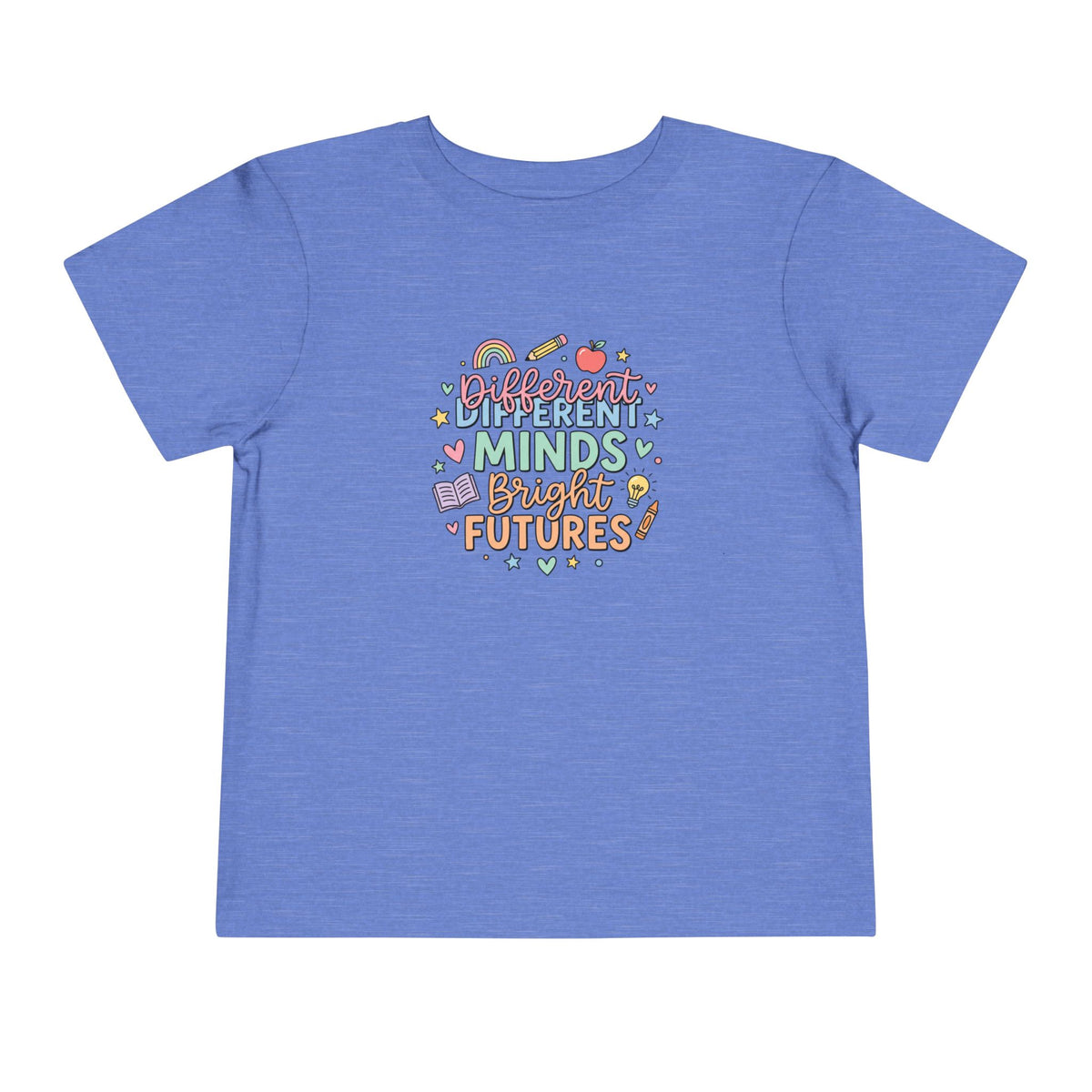 Different Minds, Bright Futures Neurodiversity Toddler Tee | Autism Acceptance