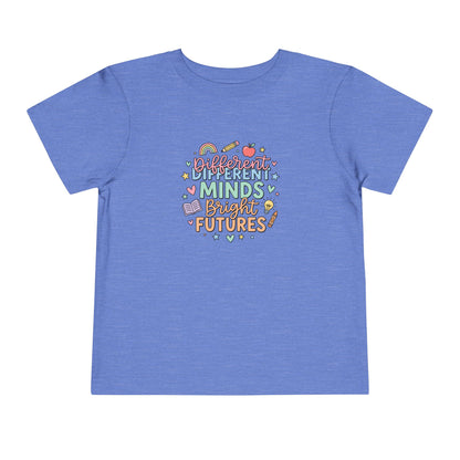 Different Minds, Bright Futures Neurodiversity Toddler Tee | Autism Acceptance