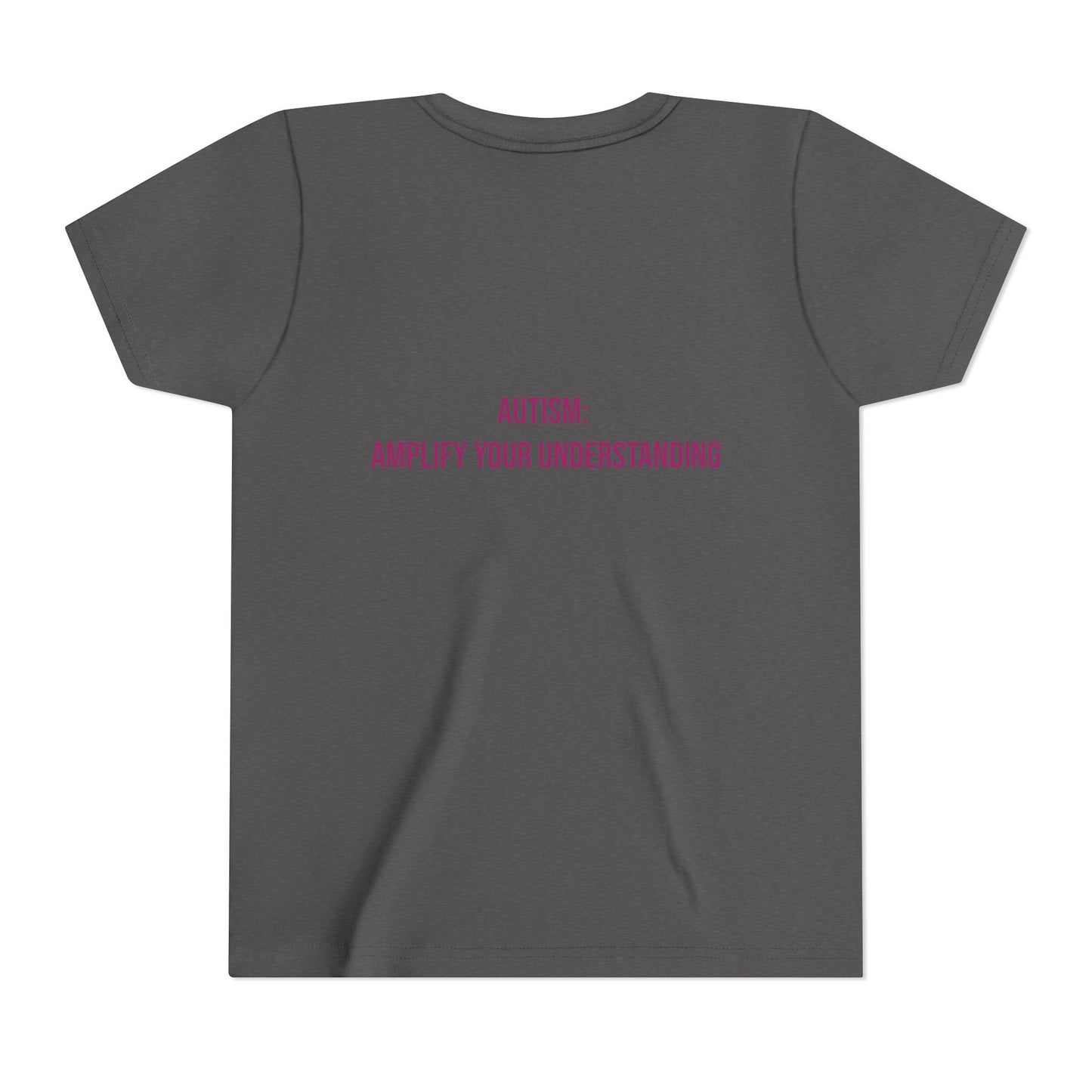 Amplify Your Understanding Empowerment Youth Tee | Autism Pride Kids Streetwear