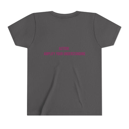 Amplify Your Understanding Empowerment Youth Tee | Autism Pride Kids Streetwear