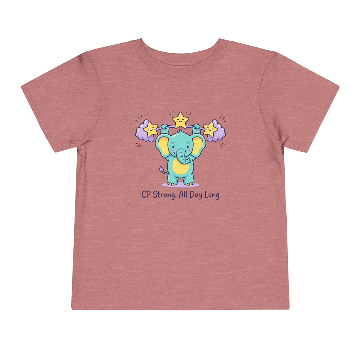 CP Strong All Day Long Toddler Shirt | Elephant Support Kids Tee