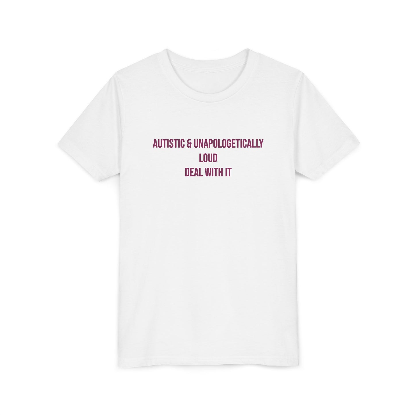 Loud Proud Autistic Neurodivergent Pride Youth Tee | Uplifted By Design