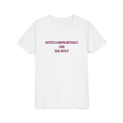 Loud Proud Autistic Neurodivergent Pride Youth Tee | Uplifted By Design