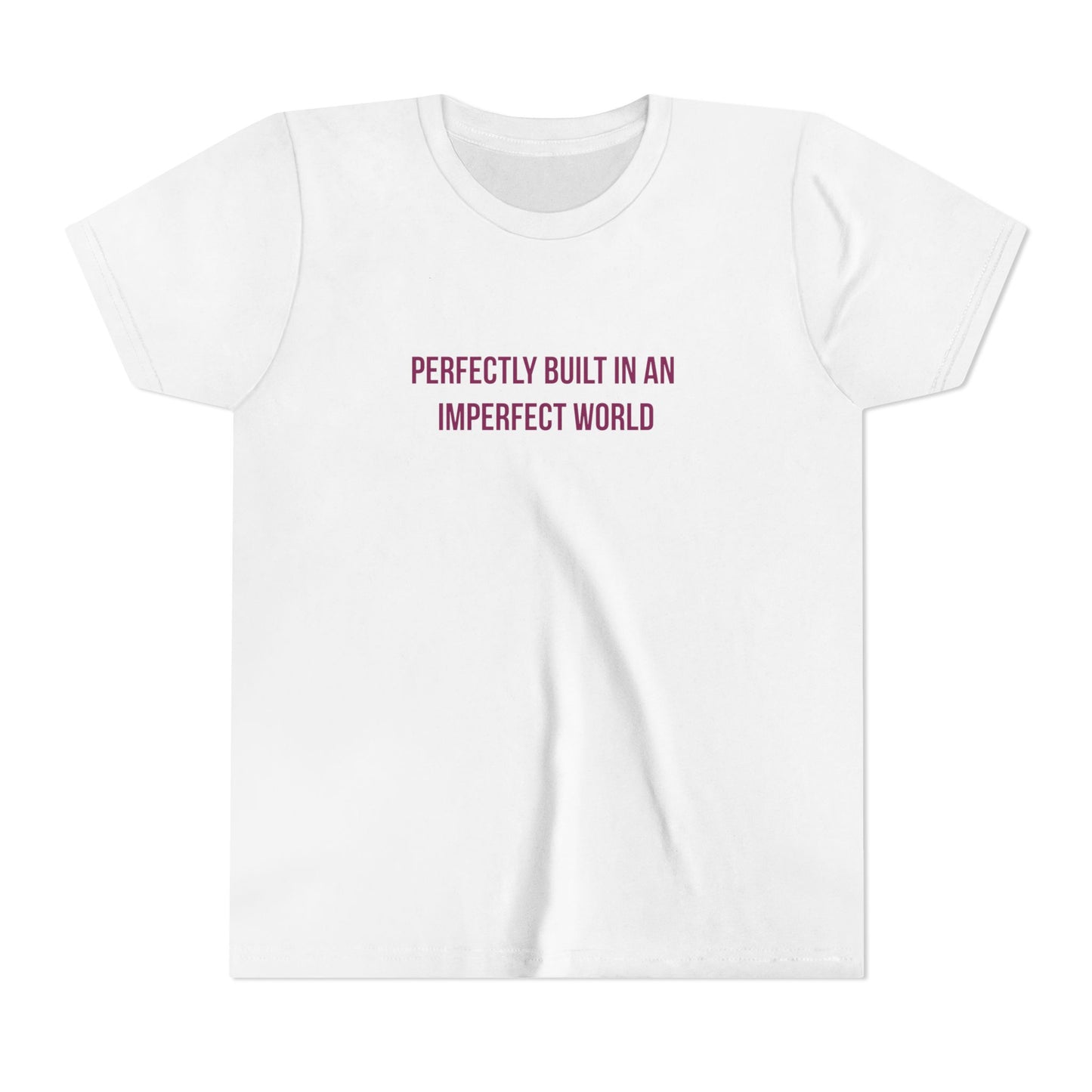 "Perfectly Built in an Imperfect World" Autism Awareness Youth Tee