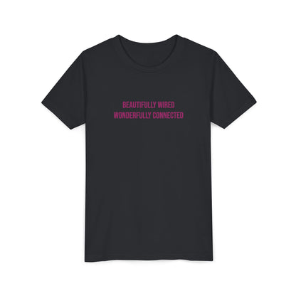 “Beautifully Wired, Wonderfully Connected” Neurodivergent Pride Youth Tee | Uplifted By Design