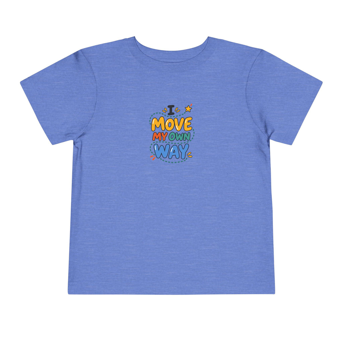"I Move My Own Way" Toddler Graphic Tee | Uplifted By Design™ Adaptive Movement & Disability Pride Shirt