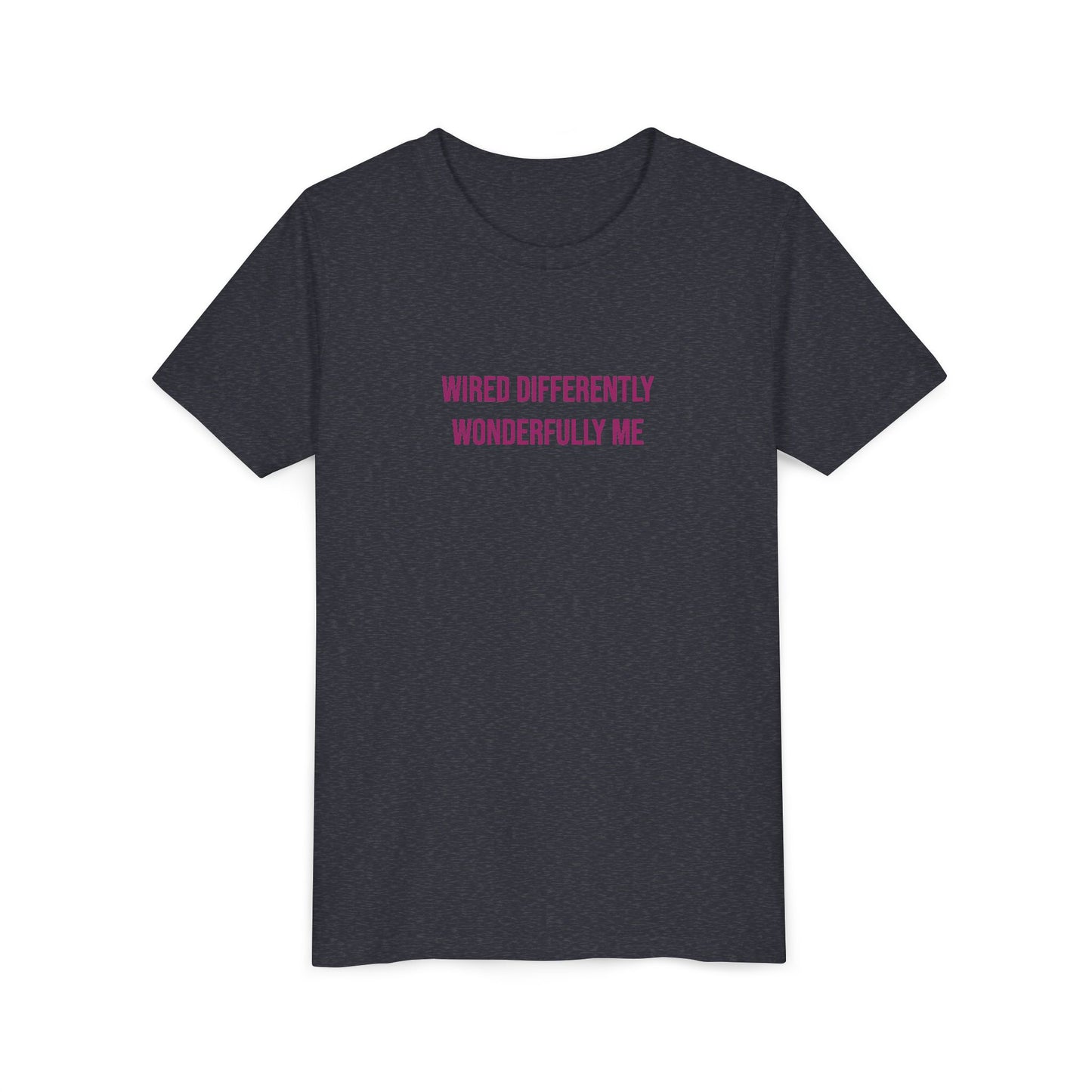 Youth Tee — "Wired Differently Wonderfully Me" Inspirational Kids T‑Shirt