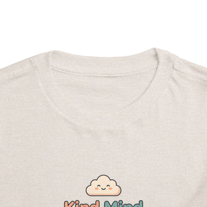Kind Mind Brave Heart Toddler Shirt | Positive Affirmations Emotional Wellness Kids Tee