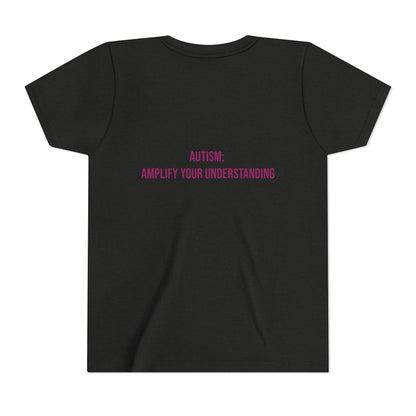 Amplify Your Understanding Empowerment Youth Tee | Autism Pride Kids Streetwear