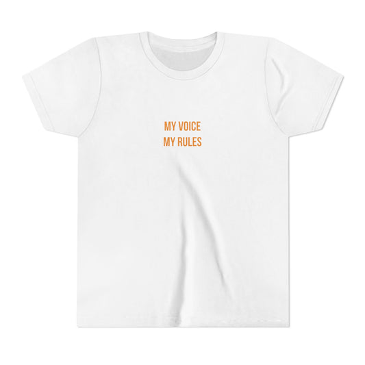 "My Voice My Rules" Cerebral Palsy Awareness Youth Tee | Uplifted By Design