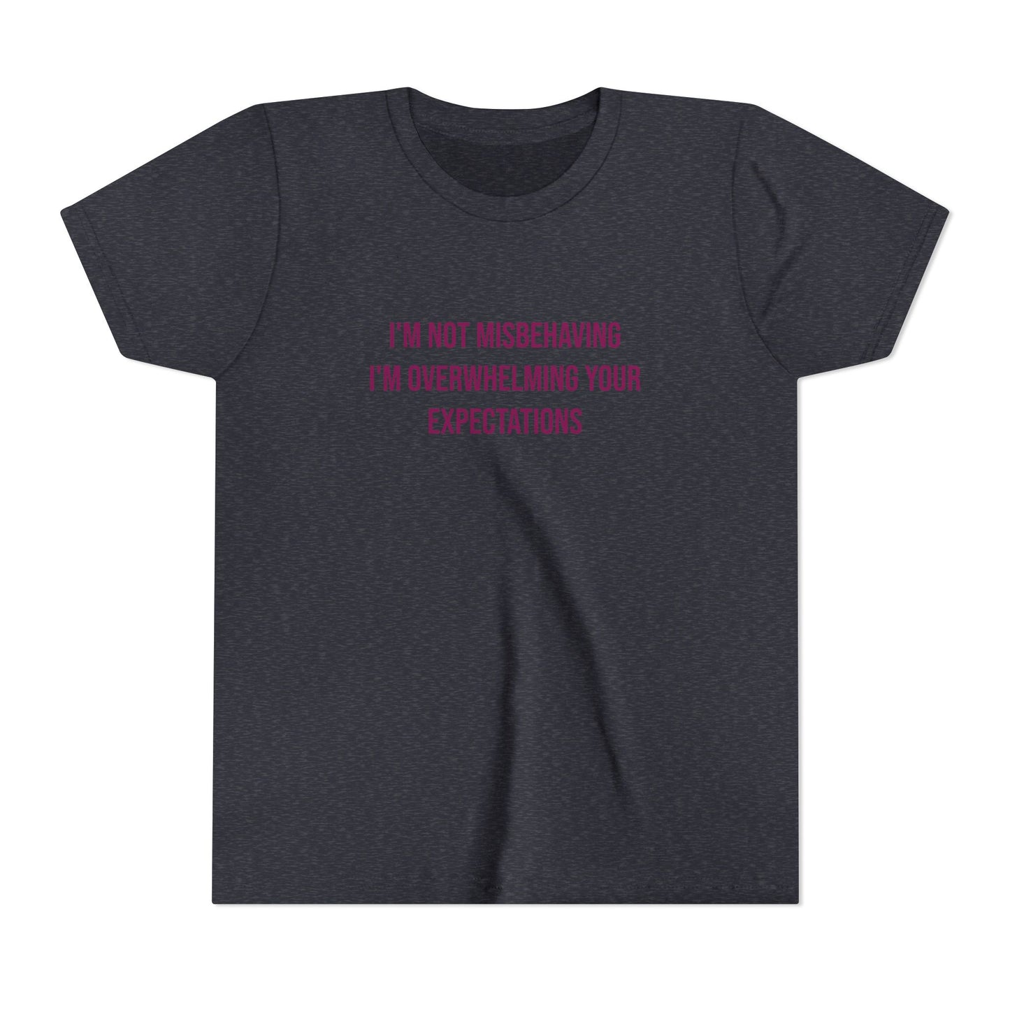 I'm Not Misbehaving" Neurodivergent Pride Youth Tee | Uplifted By Design