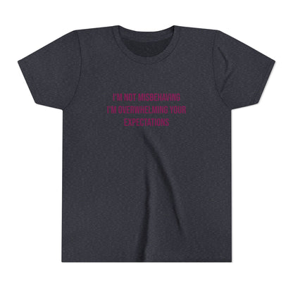 I'm Not Misbehaving" Neurodivergent Pride Youth Tee | Uplifted By Design