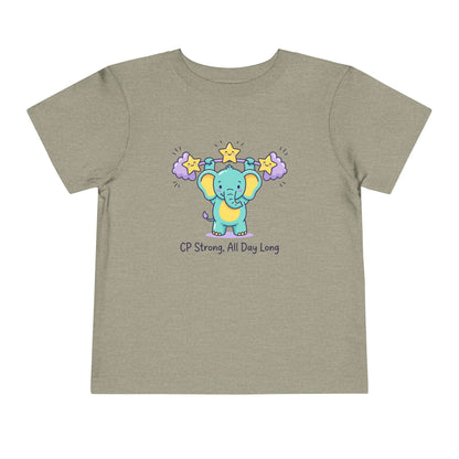 CP Strong All Day Long Toddler Shirt | Elephant Support Kids Tee