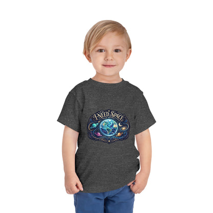 Toddler Tee — "I Need Space" Cosmic Galaxy | Autism Acceptance & Sensory Pride Shirt