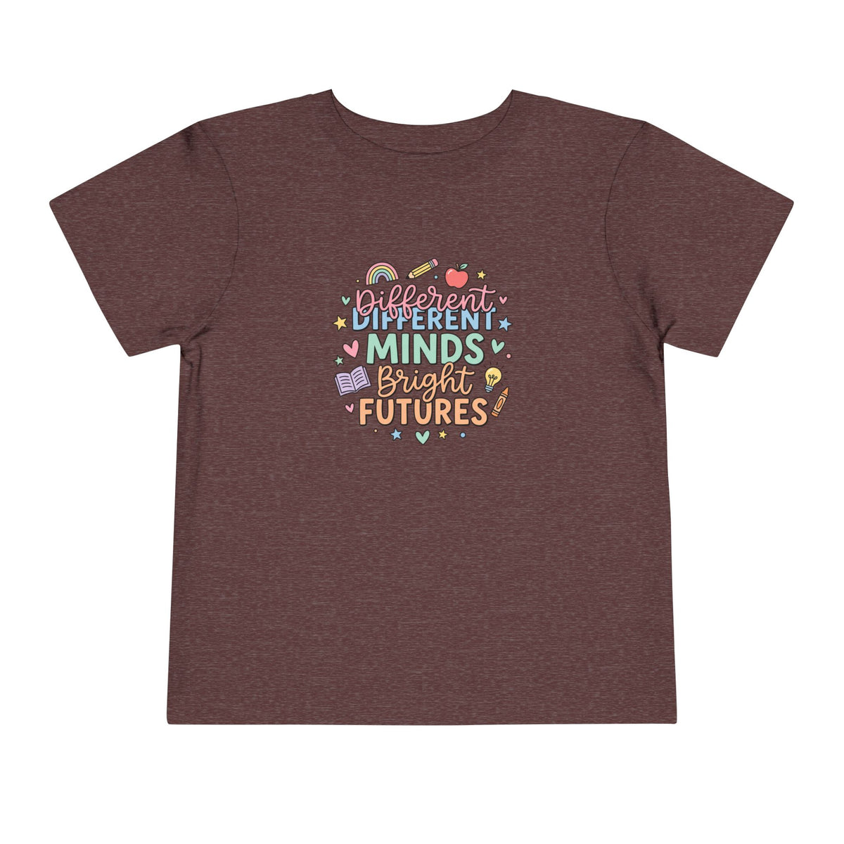 Different Minds, Bright Futures Neurodiversity Toddler Tee | Autism Acceptance