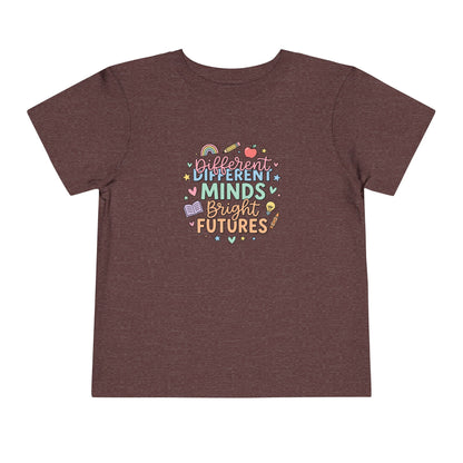 Different Minds, Bright Futures Neurodiversity Toddler Tee | Autism Acceptance