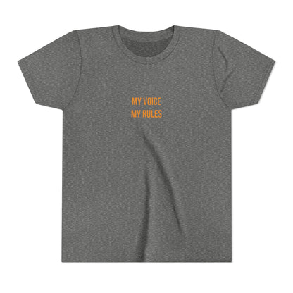 "My Voice My Rules" Cerebral Palsy Awareness Youth Tee | Uplifted By Design