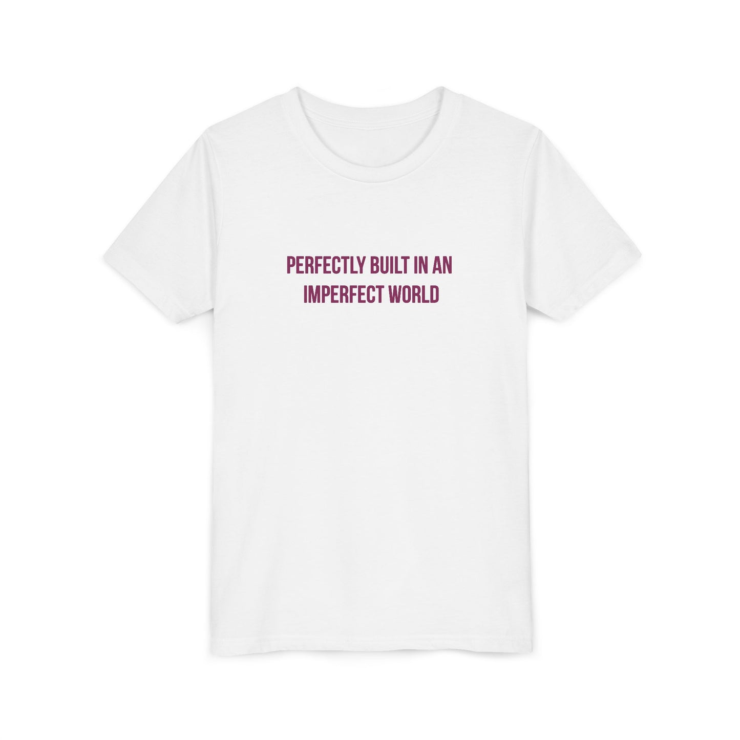 "Perfectly Built in an Imperfect World" Autism Awareness Youth Tee