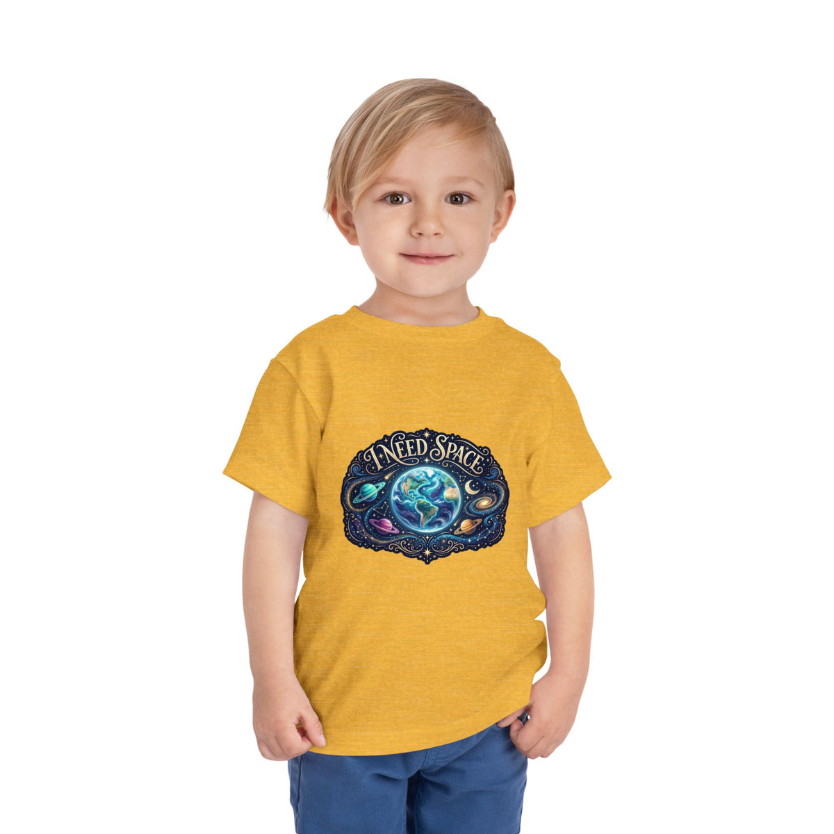 Toddler Tee — "I Need Space" Cosmic Galaxy | Autism Acceptance & Sensory Pride Shirt
