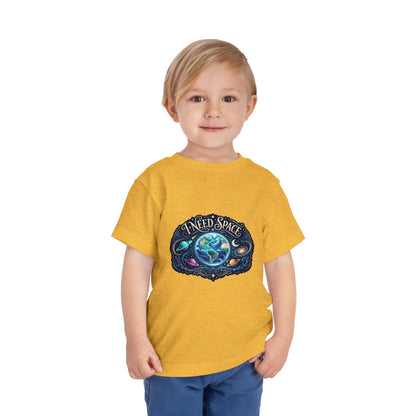 Toddler Tee — "I Need Space" Cosmic Galaxy | Autism Acceptance & Sensory Pride Shirt