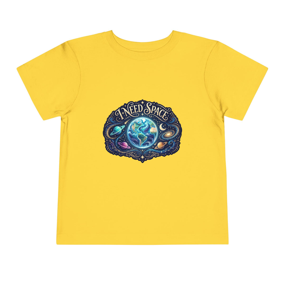 Toddler Tee — "I Need Space" Cosmic Galaxy | Autism Acceptance & Sensory Pride Shirt