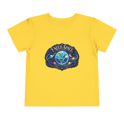 Toddler Tee — "I Need Space" Cosmic Galaxy | Autism Acceptance & Sensory Pride Shirt
