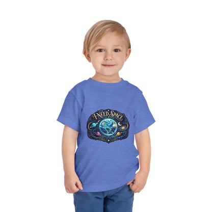 Toddler Tee — "I Need Space" Cosmic Galaxy | Autism Acceptance & Sensory Pride Shirt
