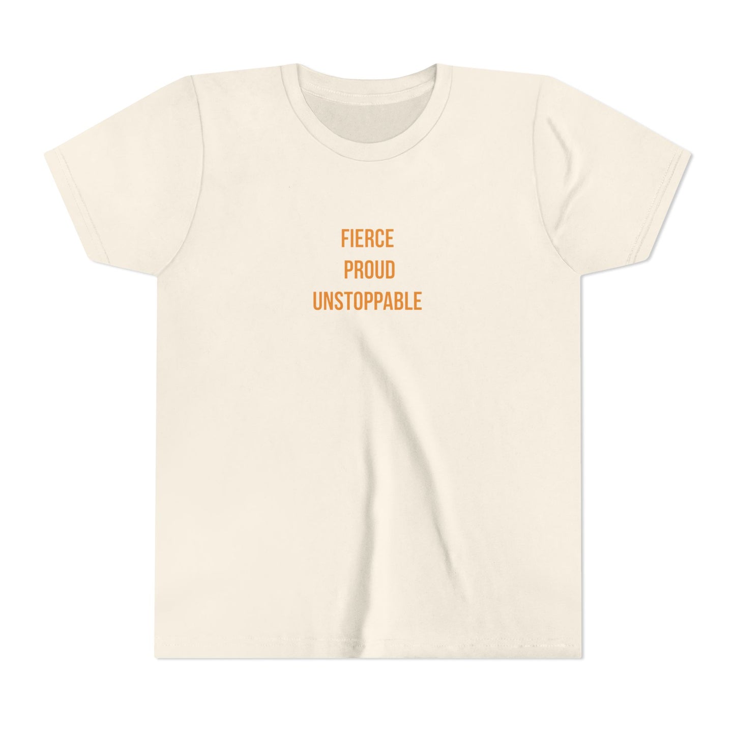 "Fierce Proud Unstoppable" Cerebral Palsy Awareness Youth Tee | Uplifted By Design