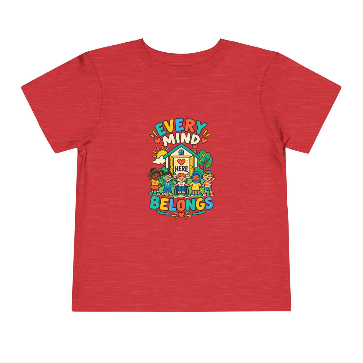 Every Mind Belongs Here Neurodiversity Toddler Tee | Autism Acceptance