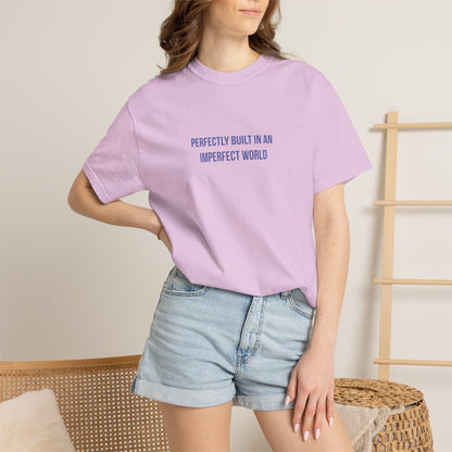 Perfectly Built in an Imperfect World" Mental Health Awareness Tee