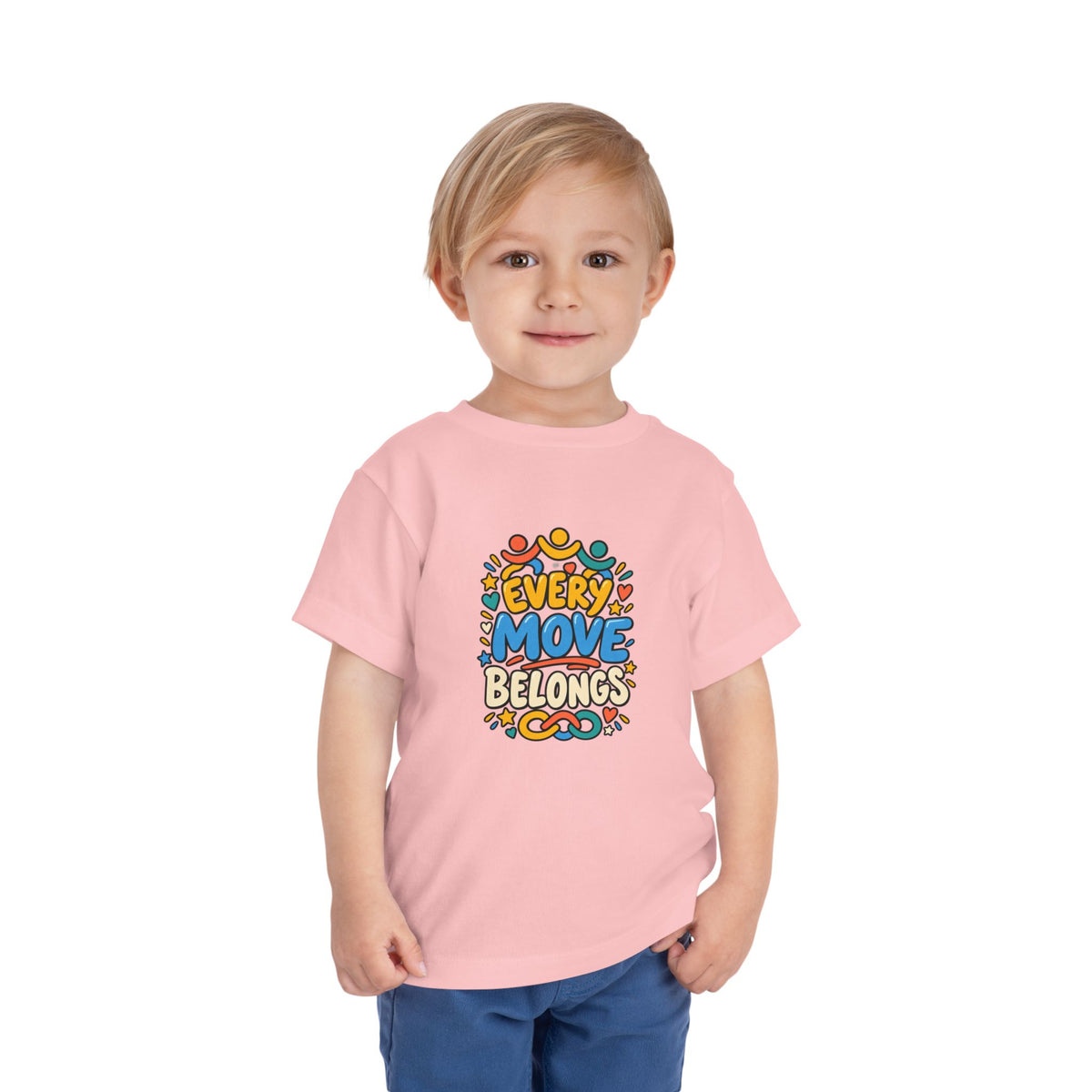 Toddler Tee — "Every Move Belongs" Inclusive Movement | Cerebral Palsy & Disability Pride Shirt