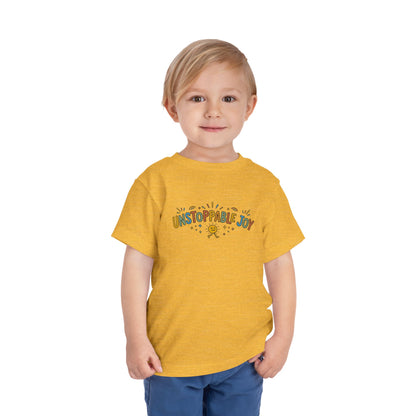 "Unstoppable Joy" Toddler Graphic Tee | Uplifted By Design™ Cerebral Palsy & Adaptive Movement Shirt