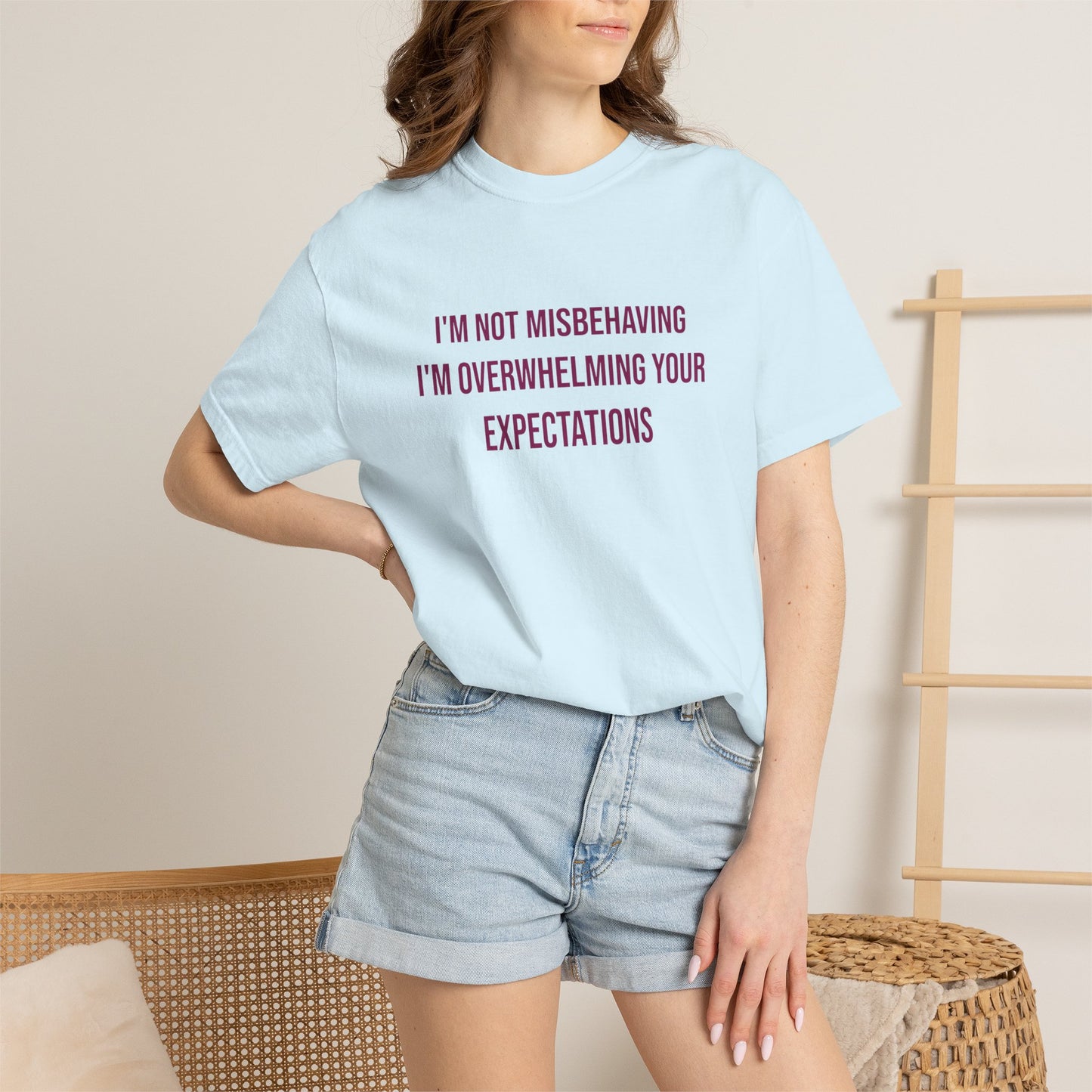 Im Not Misbehaving Im Overwhelming Your Expectations Empowerment T-shirt | Autism Awareness Streetwear Tee