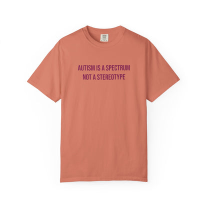 Autism Is A Spectrum Not A Stereotype Empowerment T-shirt | Autism Awareness Streetwear Tee