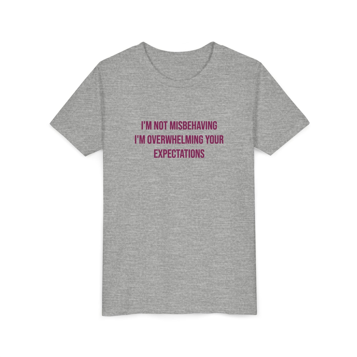 I'm Not Misbehaving" Neurodivergent Pride Youth Tee | Uplifted By Design