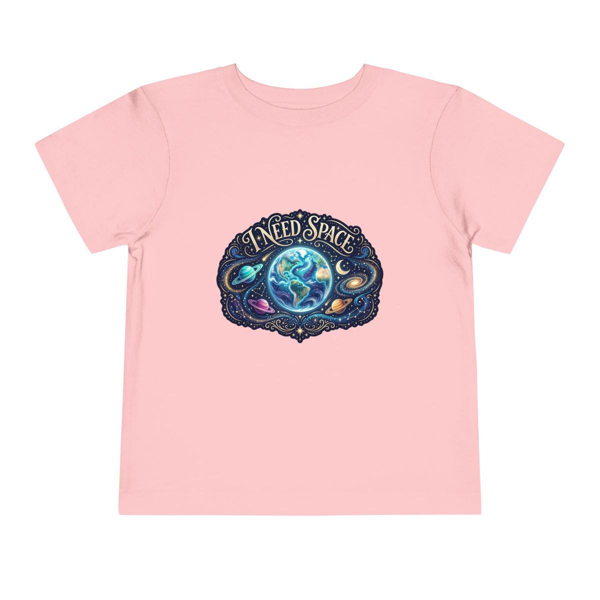 Toddler Tee — "I Need Space" Cosmic Galaxy | Autism Acceptance & Sensory Pride Shirt