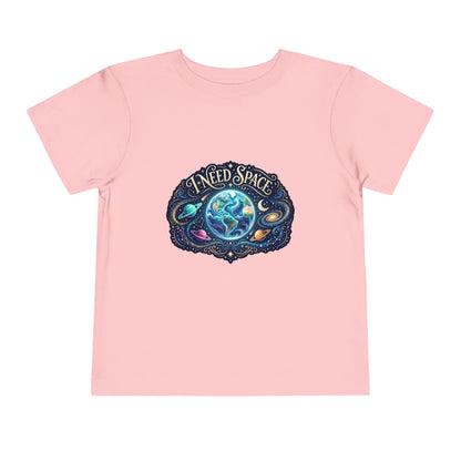 Toddler Tee — "I Need Space" Cosmic Galaxy | Autism Acceptance & Sensory Pride Shirt