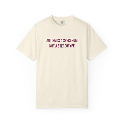 Autism Is A Spectrum Not A Stereotype Empowerment T-shirt | Autism Awareness Streetwear Tee