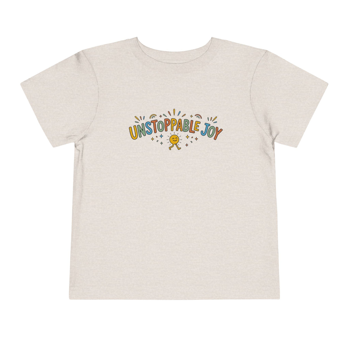 "Unstoppable Joy" Toddler Graphic Tee | Uplifted By Design™ Cerebral Palsy & Adaptive Movement Shirt