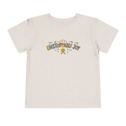"Unstoppable Joy" Toddler Graphic Tee | Uplifted By Design™ Cerebral Palsy & Adaptive Movement Shirt