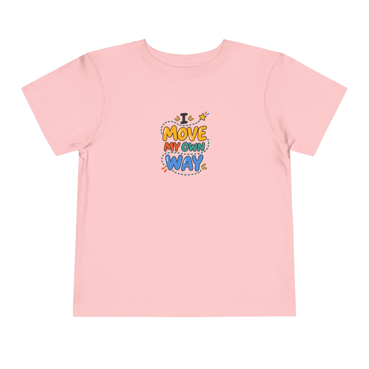"I Move My Own Way" Toddler Graphic Tee | Uplifted By Design™ Adaptive Movement & Disability Pride Shirt