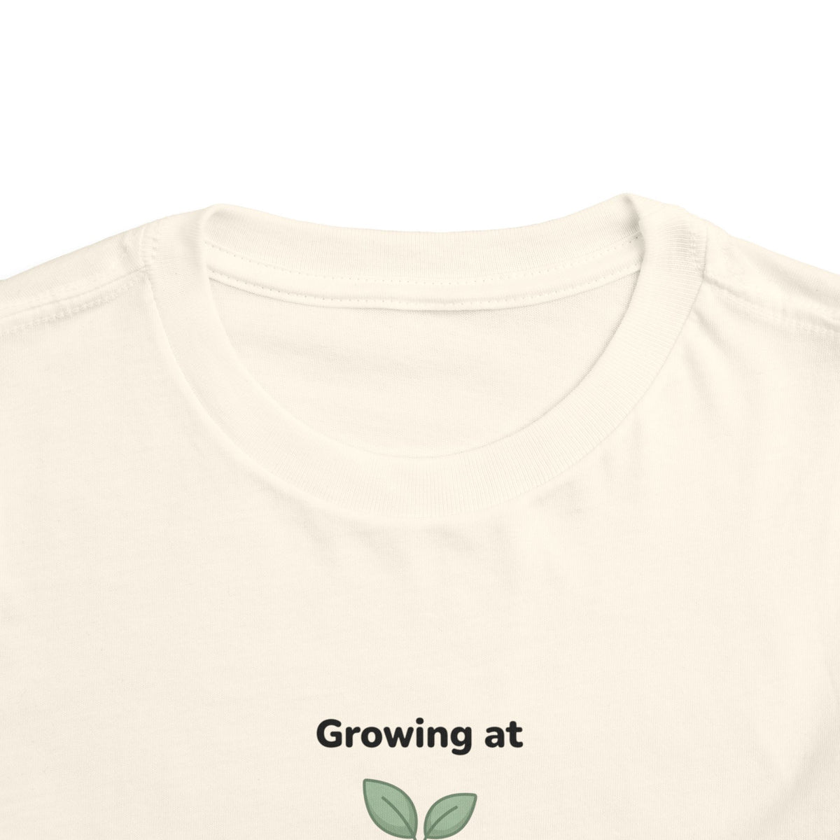 Growing at My Own Pace Toddler Shirt | Potted Plant Positive Affirmation Kids Tee