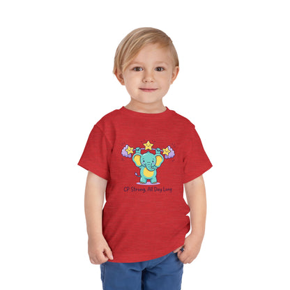 CP Strong All Day Long Toddler Shirt | Elephant Support Kids Tee