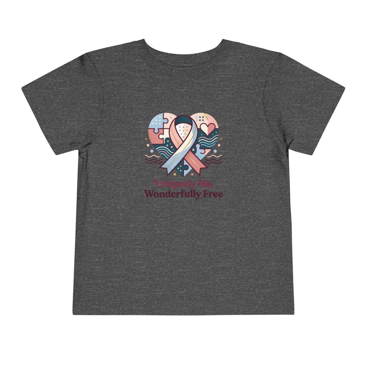 Uniquely Me, Wonderfully Free Neurodiversity Toddler Tee | Autism Acceptance