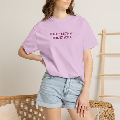"Perfectly Built in an Imperfect World" Autism Awareness Tee