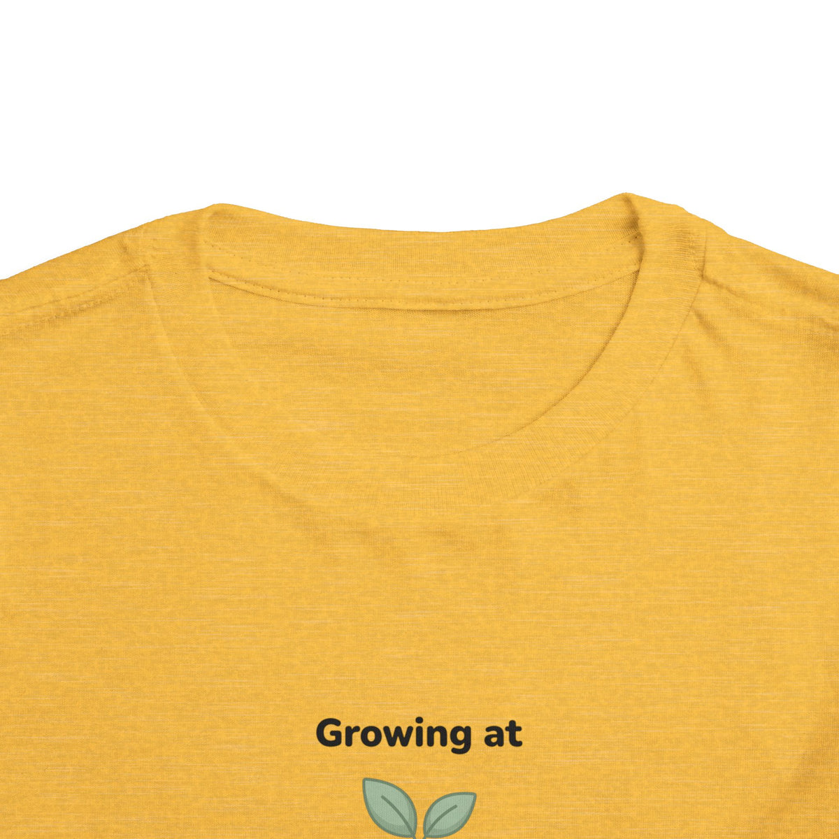 Growing at My Own Pace Toddler Shirt | Potted Plant Positive Affirmation Kids Tee