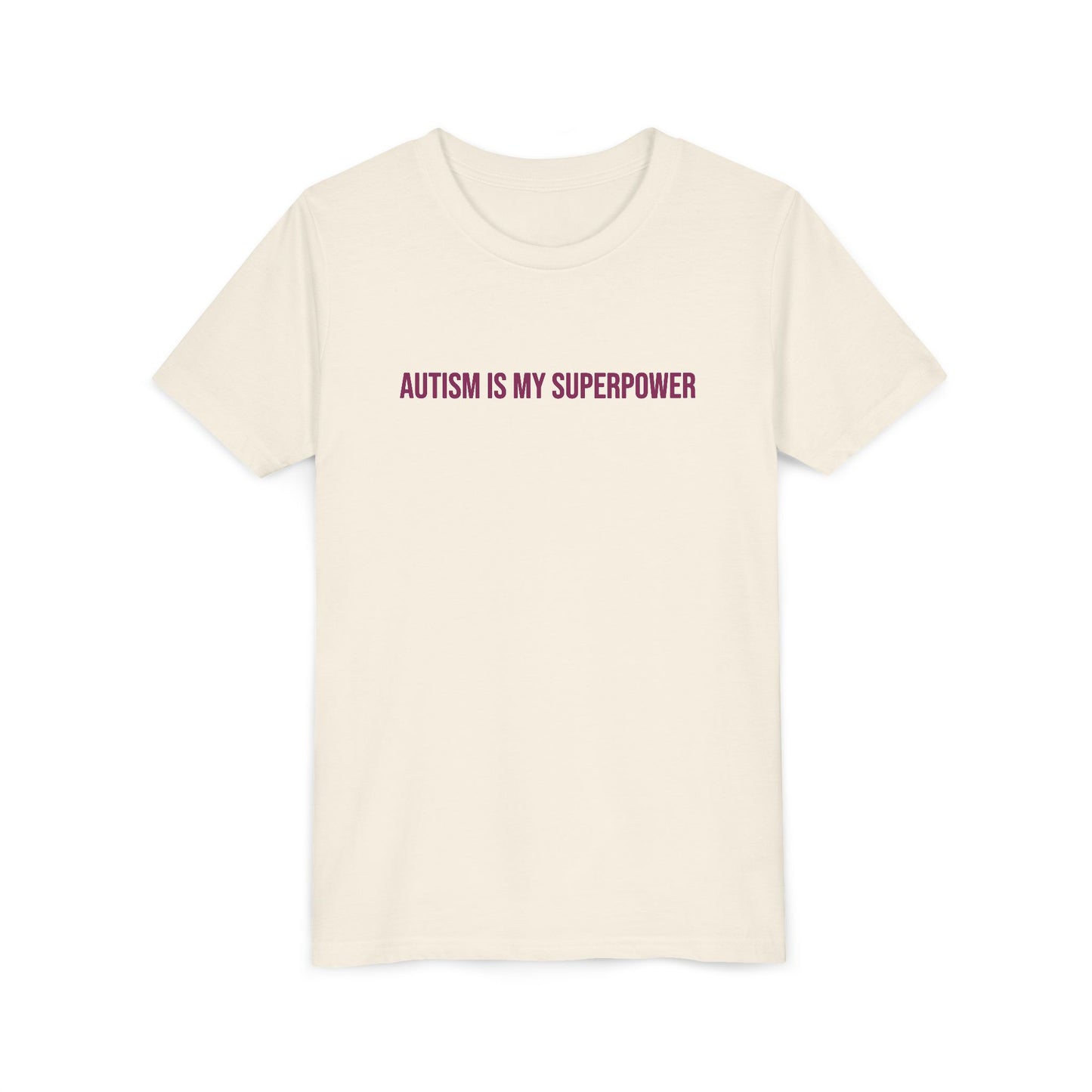 "Autism Is My Superpower" Neurodivergent Pride Youth Tee | Uplifted By Design